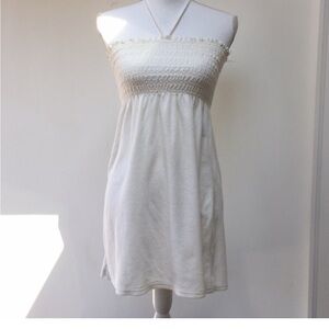 Juicy Couture White Terry Strapless Tube Coverup M